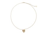 Colier Auriu Femei din Metal, Marca Aldo, Model KNOTSE 710, Stil Fashion