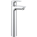 Baterie lavoar Grohe Start Edge 23777001, 3/8&amp;#039;&amp;#039;, marimea XL, monocomanda, evacuare push to open, crom