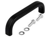 Manetă Aluminiu Neagră 29mm x 96mm x 12mm