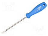 Șurubelniță plată UNIOR 5,5x1mm, lamă 125mm, m&acirc;ner ergonomic