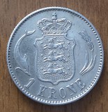 1 krone 1915, Danemarca, XF, argint