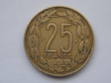 25 FRANCS 1975 STATELE AFRICANE CENTRALE