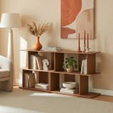 Biblioteca joasa G&auml;ljami 160x35x74 cm, finisaj nuc, [en.casa]