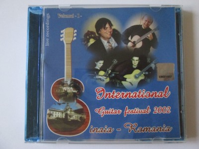 CD Live recordings:International guitar festival Sinaia-Romania 2002 volumul I foto