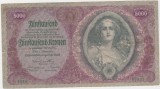 AUSTRIA 5000 COROANE KRONEN 1922 F