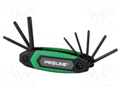 Cheie set Torx PROLINE TX9-TX40, 8 piese foto