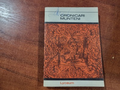 Cronicari munteni foto
