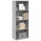 vidaXL Bibliotecă, gri sonoma, 60x30x152 cm, lemn prelucrat 857913