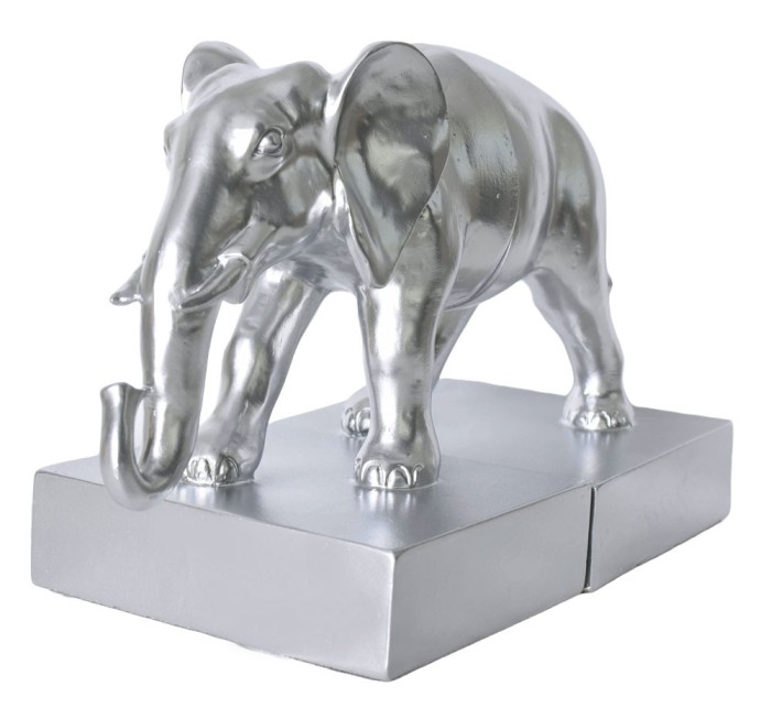 Suport de carte elefant argintiu CW990