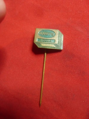 Insigna veche - Reclama la branza Gouda Nanette 1960 , L= 1,7cm ,metal foto