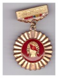 Insigna UTC Brigadier 1948-1978, 30 de ani de la construirea Santierelor Nationa