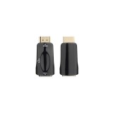 Convertor Adaptor HDMI la VGA + audio-Culoare Negru