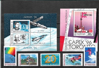C3910 -lot timbre Romania nestampilate MNH foto