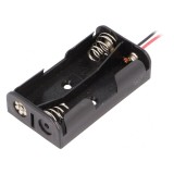 Suport Baterii AA R6 cu Cabluri 150mm