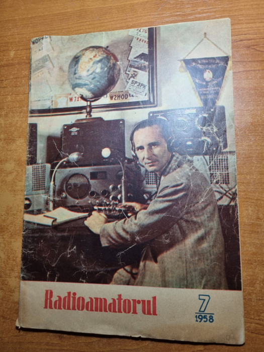 revista radioamatorul iulie 1958
