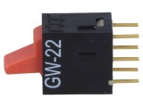 Comutator Rocker DPDT ON-ON 0,01A 28V