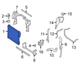 Radiator apa Mercedes Clasa Cl (C216), 2006-; Clasa S (W221), 2006-2013 Motor 6,0 V12, Cv Automata, Aluminiu/Aluminiu Brazat, Radiator Temperatura Jo