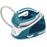 Statie de calcat Tefal Express Essential SV6131E0, 2200W, presiune 5.8 bari, jet de abur 350g/min, capacitate recipient 1.7L, Talpa Ceramic Xpress Gli