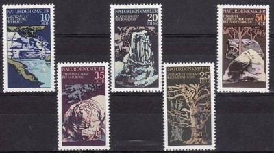 C5383 - Germania Democrata 1977 - Natura 5v.neuzat,perfecta stare foto