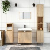 Gossi dulap de baie, stejar sonoma, 58x33x60 cm, lemn prelucrat