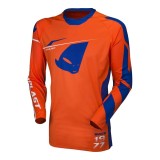 MBS Tricou motocross/enduro Ufo Plast Slim Sharp, portocaliu/albastru, M, Cod Produs: MG04445FM