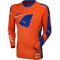 MBS Tricou motocross/enduro Ufo Plast Slim Sharp, portocaliu/albastru, M, Cod Produs: MG04445FM