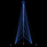 VidaXL Pom de Crăciun LED 861 LED-uri Albastru 478 cm