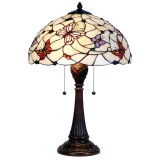 Veioza decorativa sticla multicolora polirasina Tiffany 41x60 cm