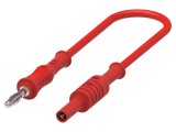 Cablu de măsurare ELECTRO-PJP 1m 60VDC 30VAC 12A roșu cu izolație PVC