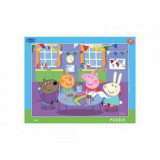 Puzzle cu rama - purcelusa peppa (40 piese)