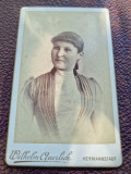 Fotografie doamna, tip CDV