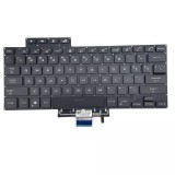 Tastatura Laptop Gaming, Asus, ROG Zephyrus M16 GU603VV, iluminata, neagra, layout US