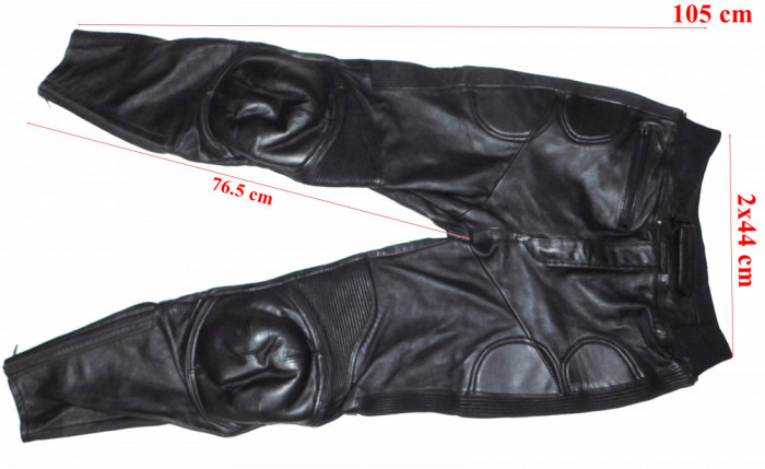 Pantaloni moto piele IXS barbati marimea 56