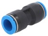 FESTO Conector Push-in Simplu QS-12, Garnitura NBR, Diametru 12 mm, PBT, -0.95-6 Bar