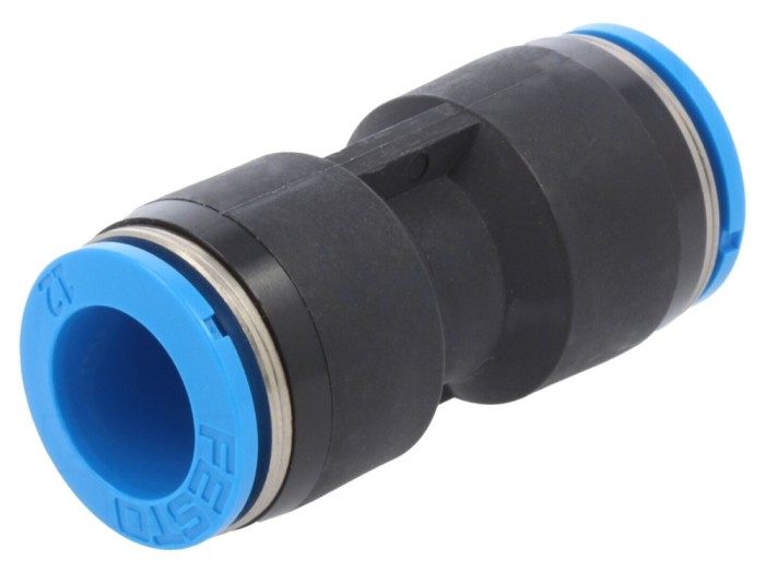 Conector push-in simplu cu garnitură NBR