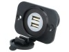 Incarcator Auto USB Dublu Sci 5V 2.1A, 12-24V, Negru