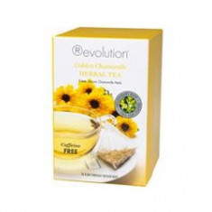 Ceai Revolution Golden Chamomile Herbal 20plicuri/cutie