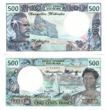 Noile Hebride 500 Francs 1980, P-19c, UNC, Bancnota Oceania