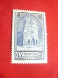 Serie - Restaurarea Catedralei din Reims 1938 Franta ,1 val.