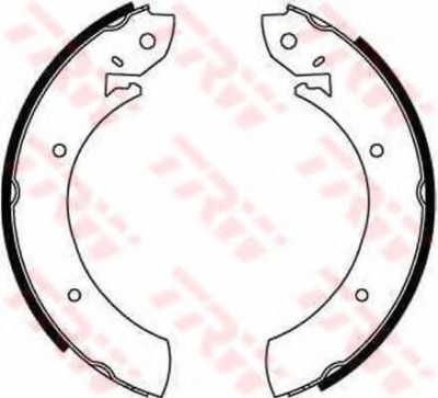 Set saboti frana RENAULT MASTER I bus (T) (1980 - 1998) TRW GS6181 foto