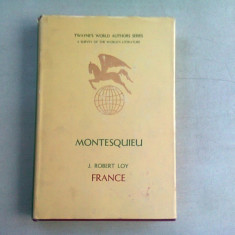 MONTESQUIEU. FRANCE - J. ROBERT LOY (CARTE IN LIMBA ENGLEZA)