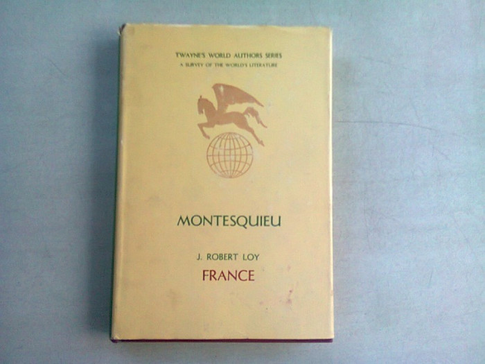 MONTESQUIEU. FRANCE - J. ROBERT LOY (CARTE IN LIMBA ENGLEZA)