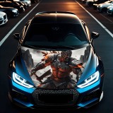 Folie Capota Auto &quot;Hood Art&quot; rezistenta la exterior, marime M (165 x 120cm) - Cod: AVX-CAPOTA-008M, AVEX