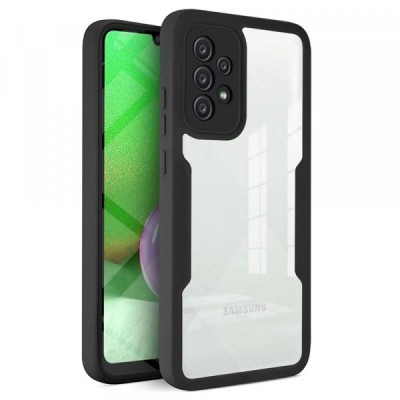 Husa pentru Samsung Galaxy A52s 5G A528 / A52 5G A526 / A52 A525, Techsuit, ColorVerse 360, Neagra foto