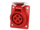 Conector alimentare trifazat 16A 400VAC IP67 Soclu Mamă