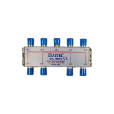 Splitter TV Profesional, pentru cablu coaxial, 5-2500 MHz, 8 iesiri