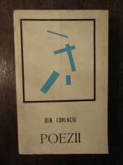 BEN. CORLACIU - POEZII DEDICATIE , AUTOGRAF foto