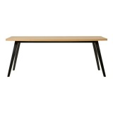 Masă de dining Amora 200x90 cm stejar