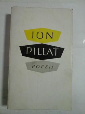 POEZII - ION PILLAT foto