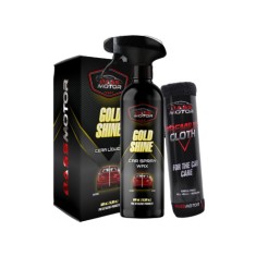 Ceara Lichida cu Laveta Inclusa Bass Motor Gold Shine, 500ml